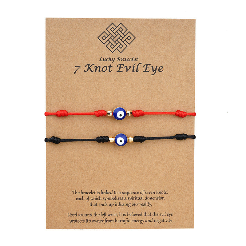 Listing Knot Lucky Creative Devil Eyes Bracelets