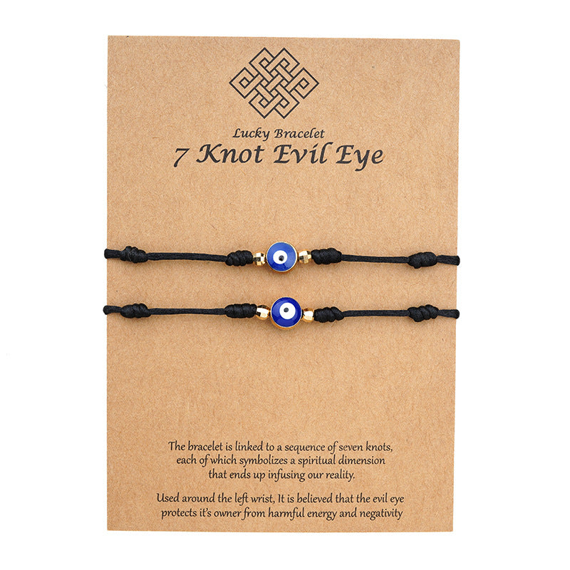 Listing Knot Lucky Creative Devil Eyes Bracelets