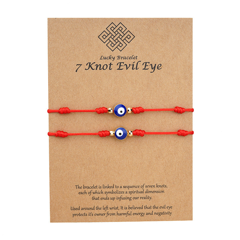 Liste des bracelets porte-bonheur créatifs avec yeux du diable