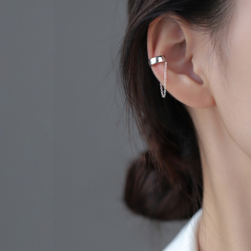 Without Pierced Female French Simplicity Niche Cold Style Ear Clip