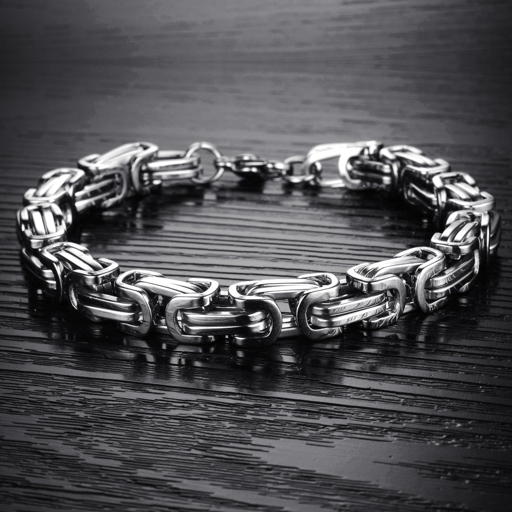 Men's Fashion Ornament Casual Stainless Steel Personality Retro Bracelets