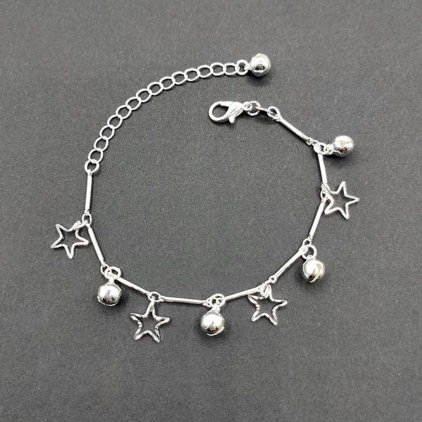 Female Korean Style Simple Imitation Sier Anklet Scenic Bracelets