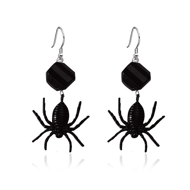 Exaggerated Spider Dark Street Cool Creative Earrings