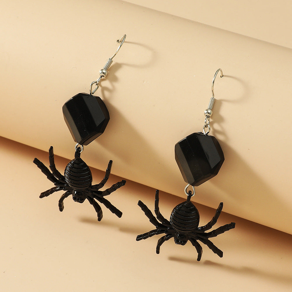 Exaggerated Spider Dark Street Cool Creative Earrings