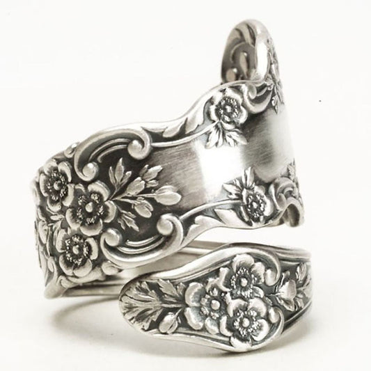 Women's Shi Vintage Flower Party Birthday Gift Rings