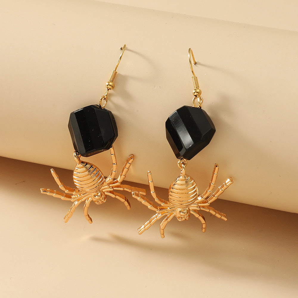 Exaggerated Spider Dark Street Cool Creative Earrings