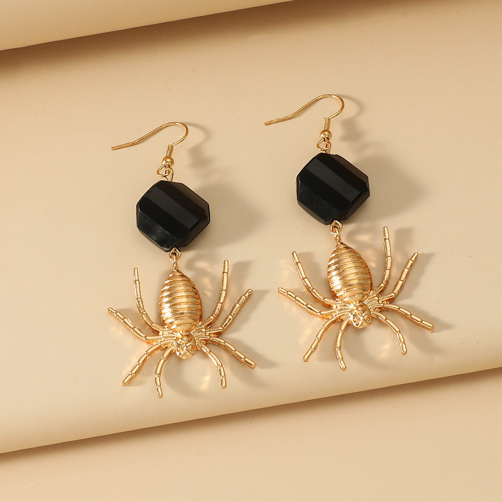 Exaggerated Spider Dark Street Cool Creative Earrings