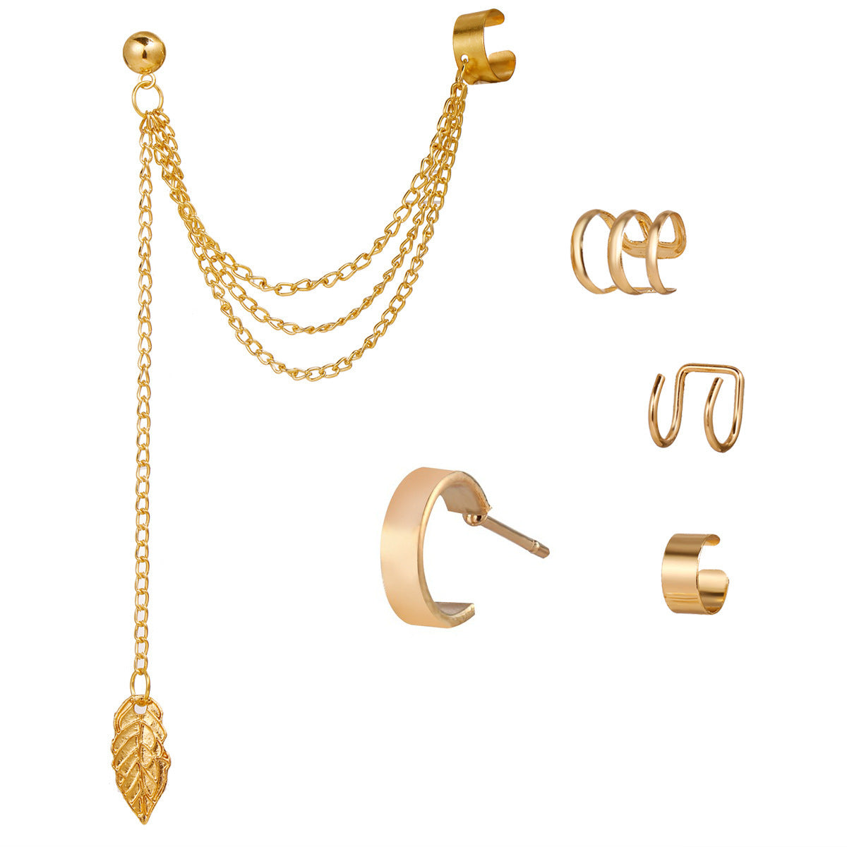 Classic Suit Creative Simple Metal Alloy Ear Clip