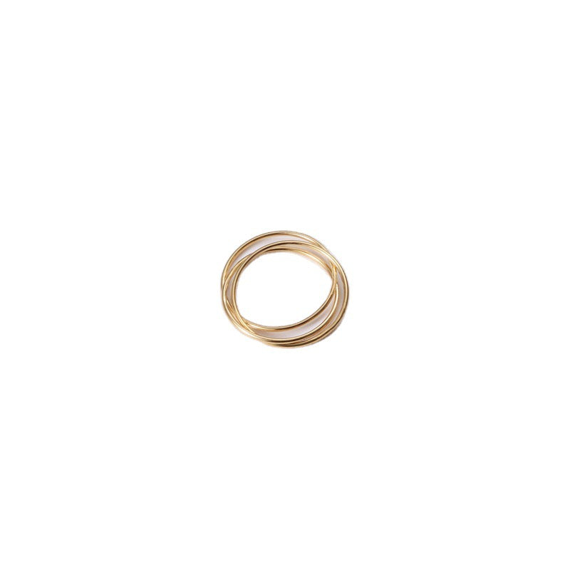 Women's Thin Seamless Gold Gold-plated Index Finger Rings