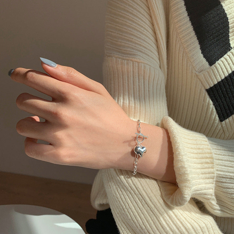 Loving Heart Female Temperament Design Girlfriends Bracelet