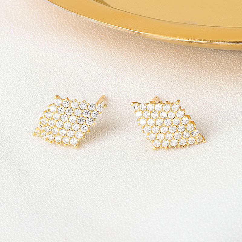 Women's Flash Diamond Graceful And Fashionable Everyday Earrings