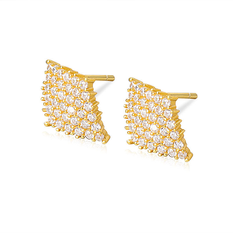 Women's Flash Diamond Graceful And Fashionable Everyday Earrings