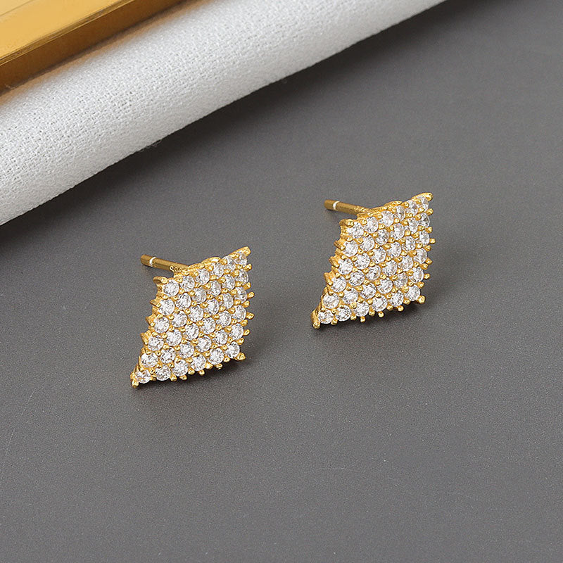 Women's Flash Diamond Graceful And Fashionable Everyday Earrings