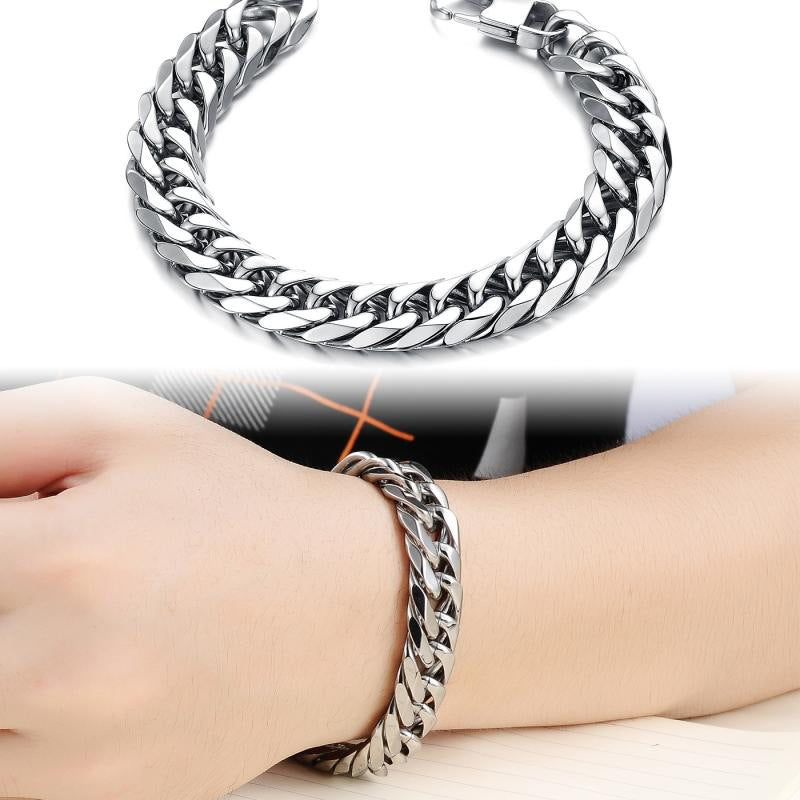 Bracelets en acier inoxydable tendance créative de personnalité de style coréen pour hommes