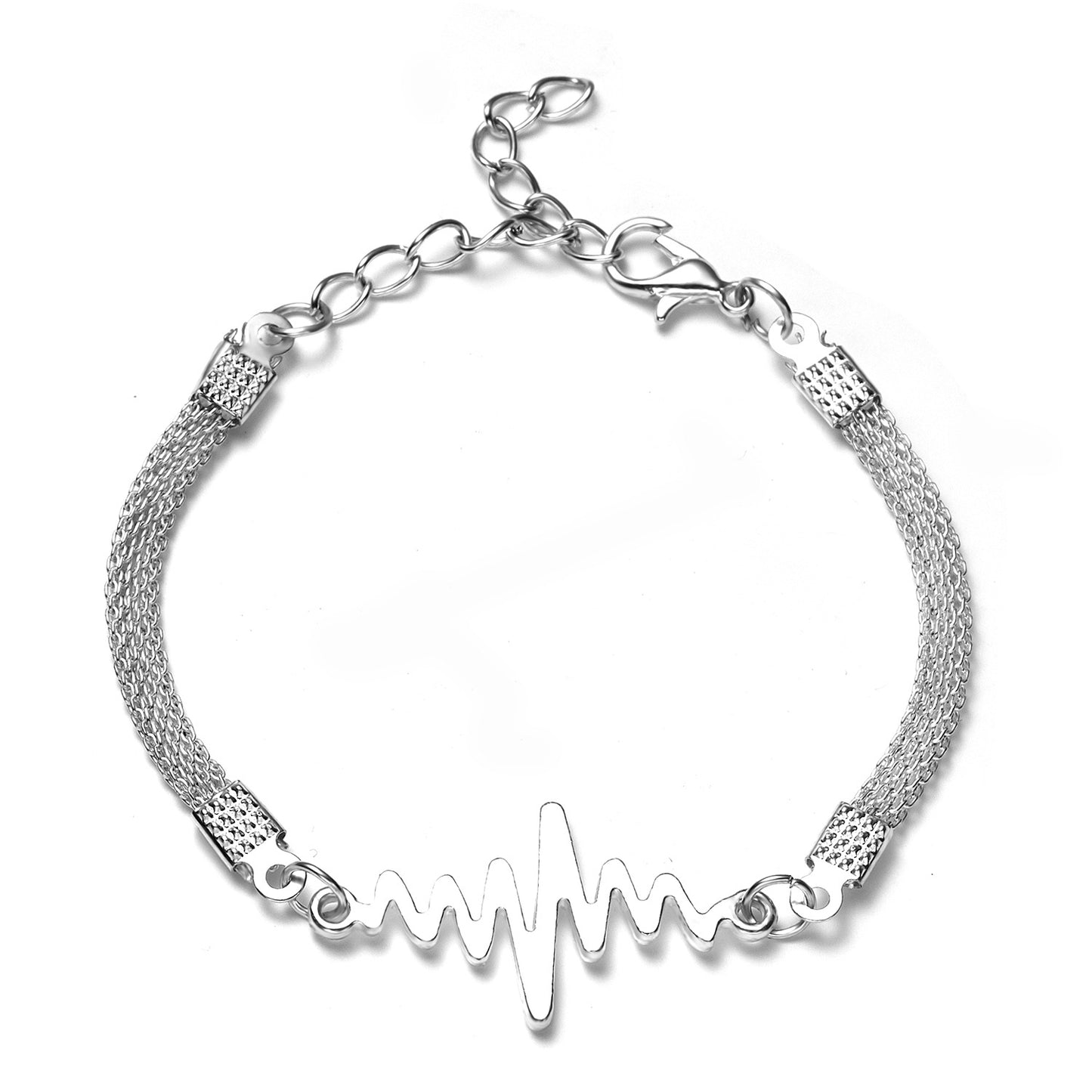 Word Infinity Silber vergoldete kreative Diamant-einfache Armbänder