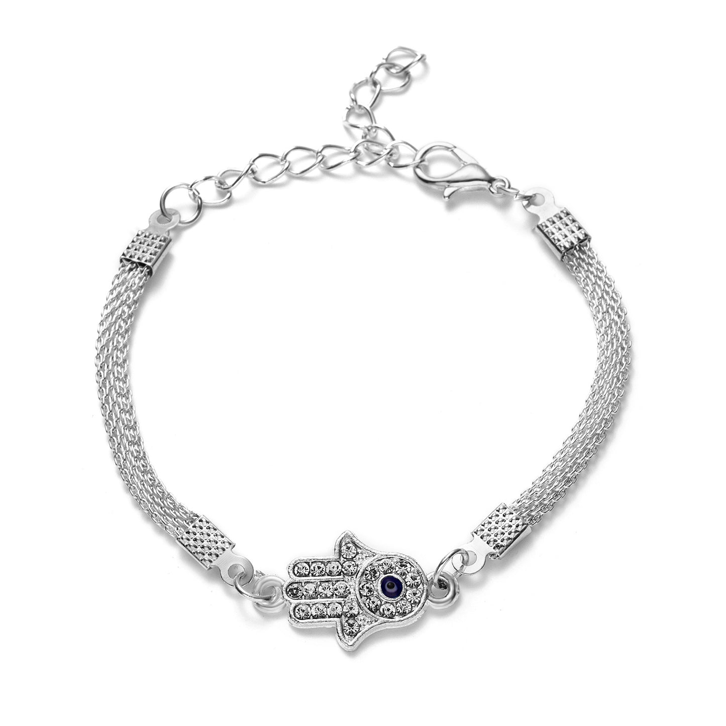 Word Infinity Silber vergoldete kreative Diamant-einfache Armbänder