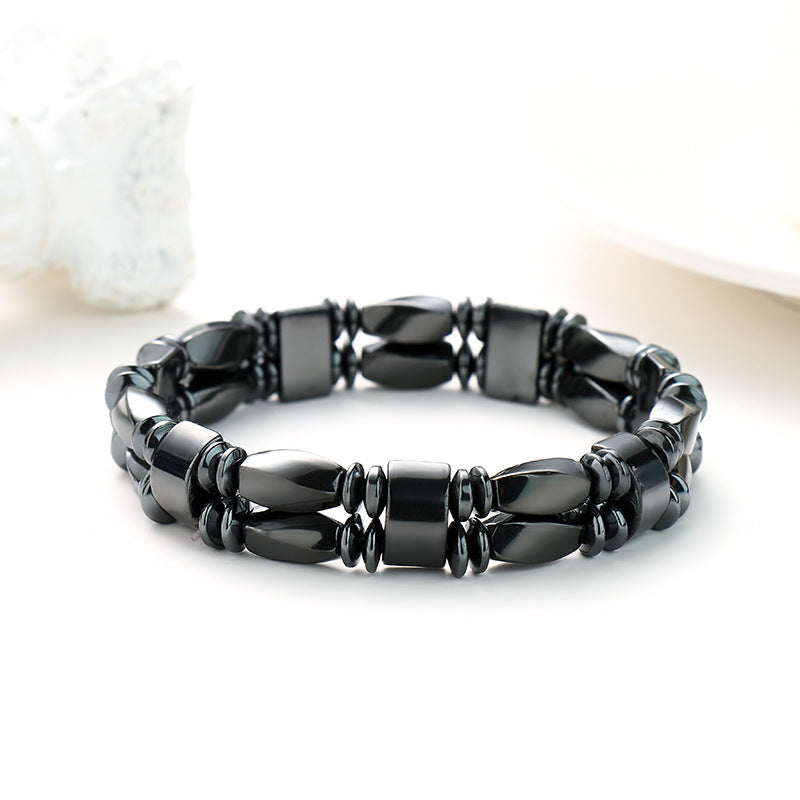 Modische schwarze Magnet-Ornament-Gesundheitsstand-Armbänder