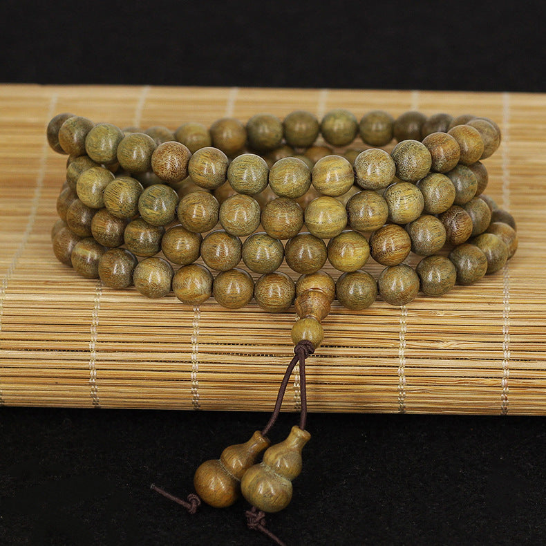 Bracelets de gourde de disciple de prière en bois de santal pour femmes, hommes et perles