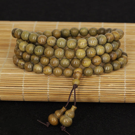 Bracelets de gourde de disciple de prière en bois de santal pour femmes, hommes et perles