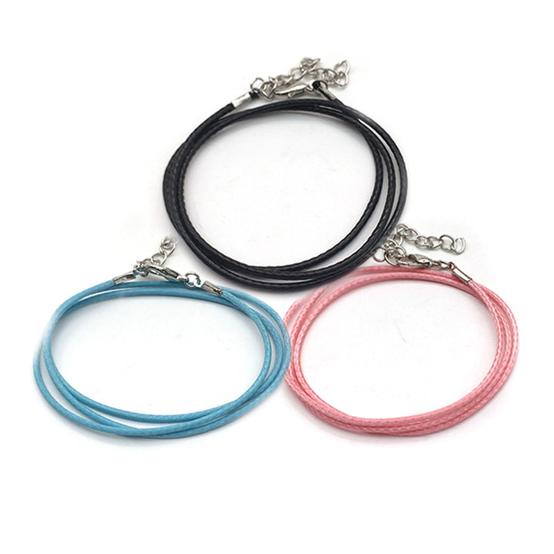 Faceted Big Hole Beads Crown Alloy Fixed Bracelets