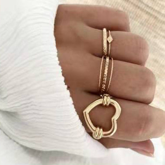 Love Titanium Steel Gold-plated Female Fashion Sweet Bracelets