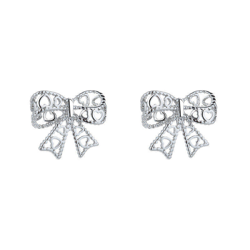 Boucles d'oreilles Ning Niche Style rétro pour femmes, petites boucles d'oreilles romantiques et artistiques à la mode