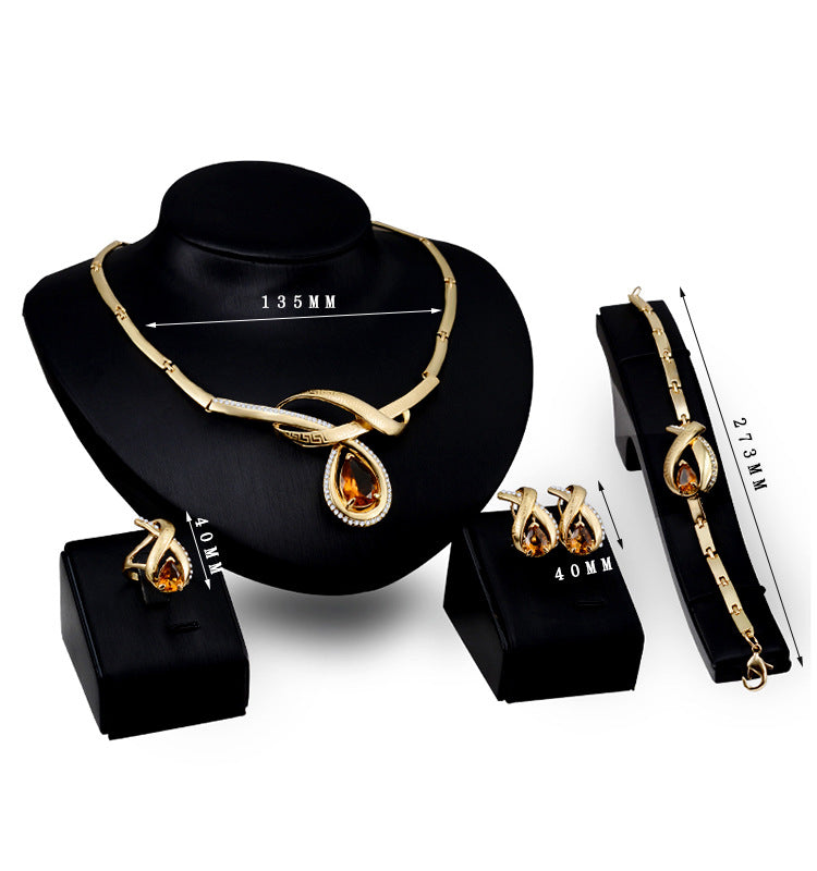 Women's Creative Style Alloy Suit Gold-plated Earrings