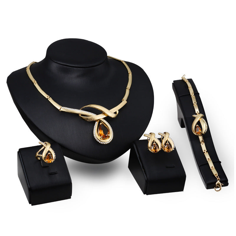 Women's Creative Style Alloy Suit Gold-plated Earrings