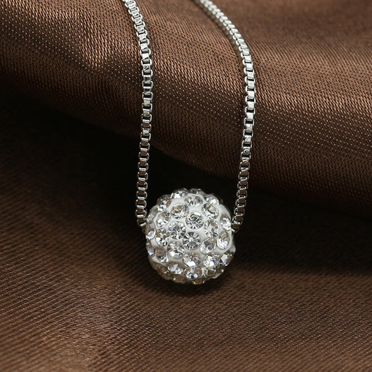 Exquisite Ornament-Strass-Kugel-Perlen-Diamant-Halsketten