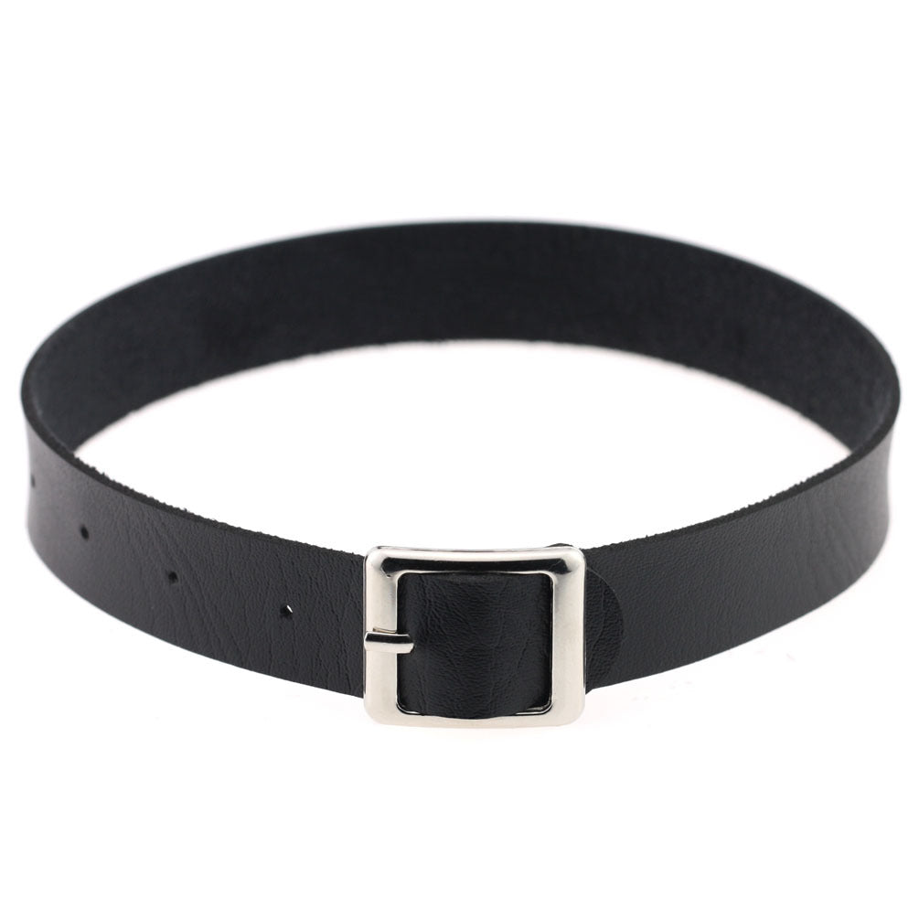 Women's Vintage Punk Rock Leather Collar Neck Band Necklaces