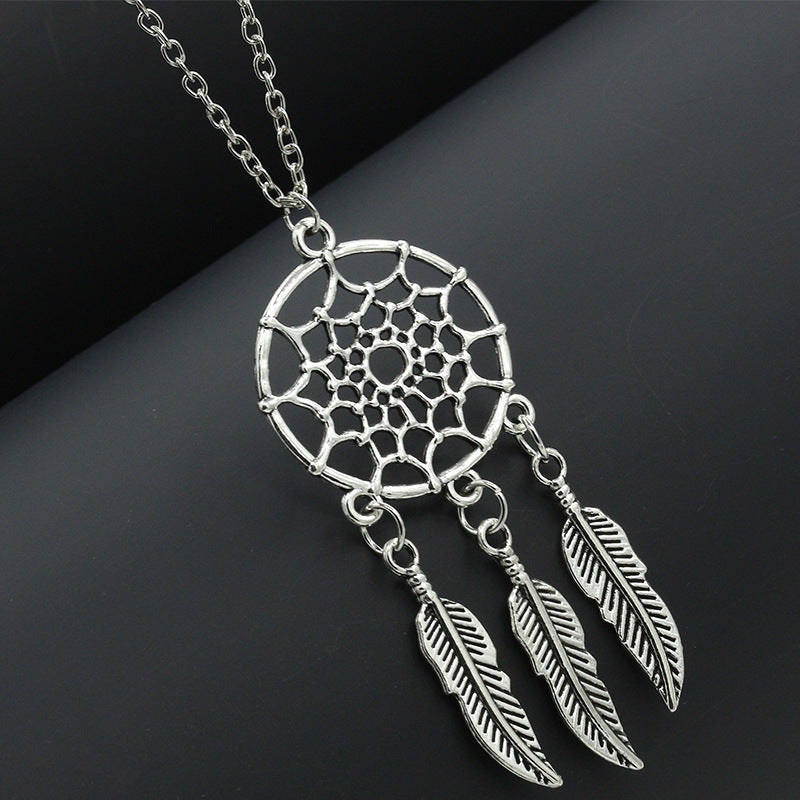 Ornament Tassel Feather Pu Bohemian Style Necklaces