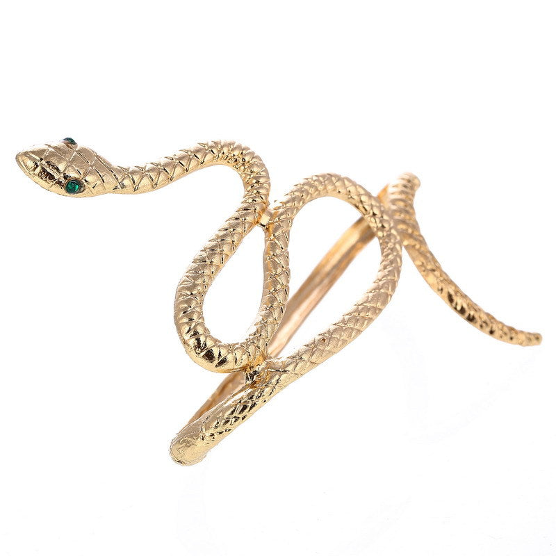 Exaggerated Personalized Vintage Distressed Snake-shaped Palm Bracelets