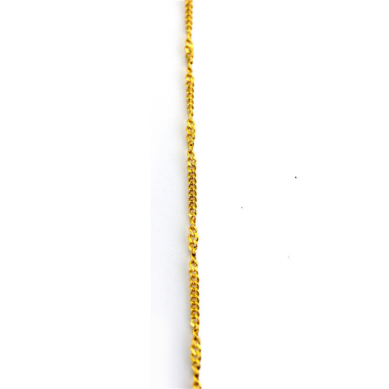 Titanium Steel Twisted Piece Chain Stainless Electroplated Jewelry Accessories
