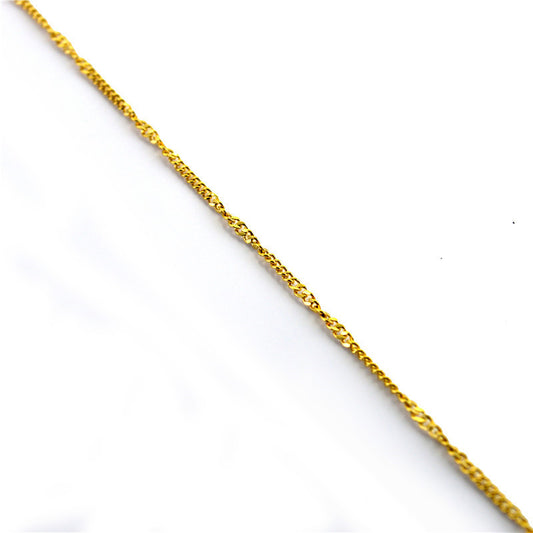 Titanium Steel Twisted Piece Chain Stainless Electroplated Jewelry Accessories