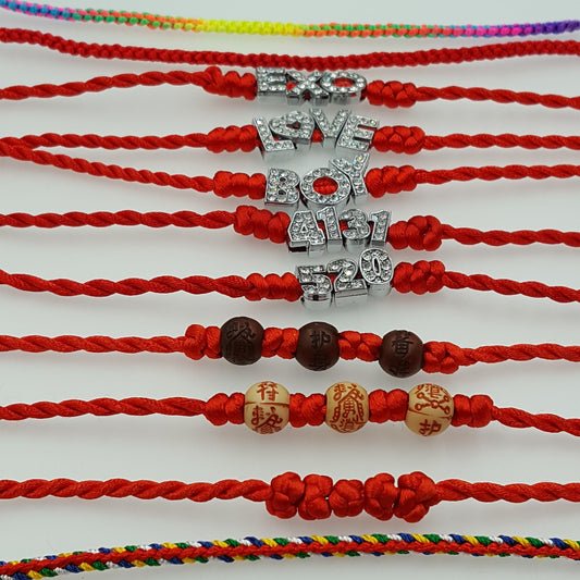 Dragon Boat Festival Jewelry Colorful Braided Rope Life Red Bracelets