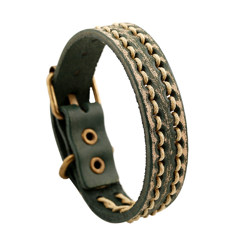 Men's Accessories Abroad Jewelry Simple Vintage Weave Bracelets