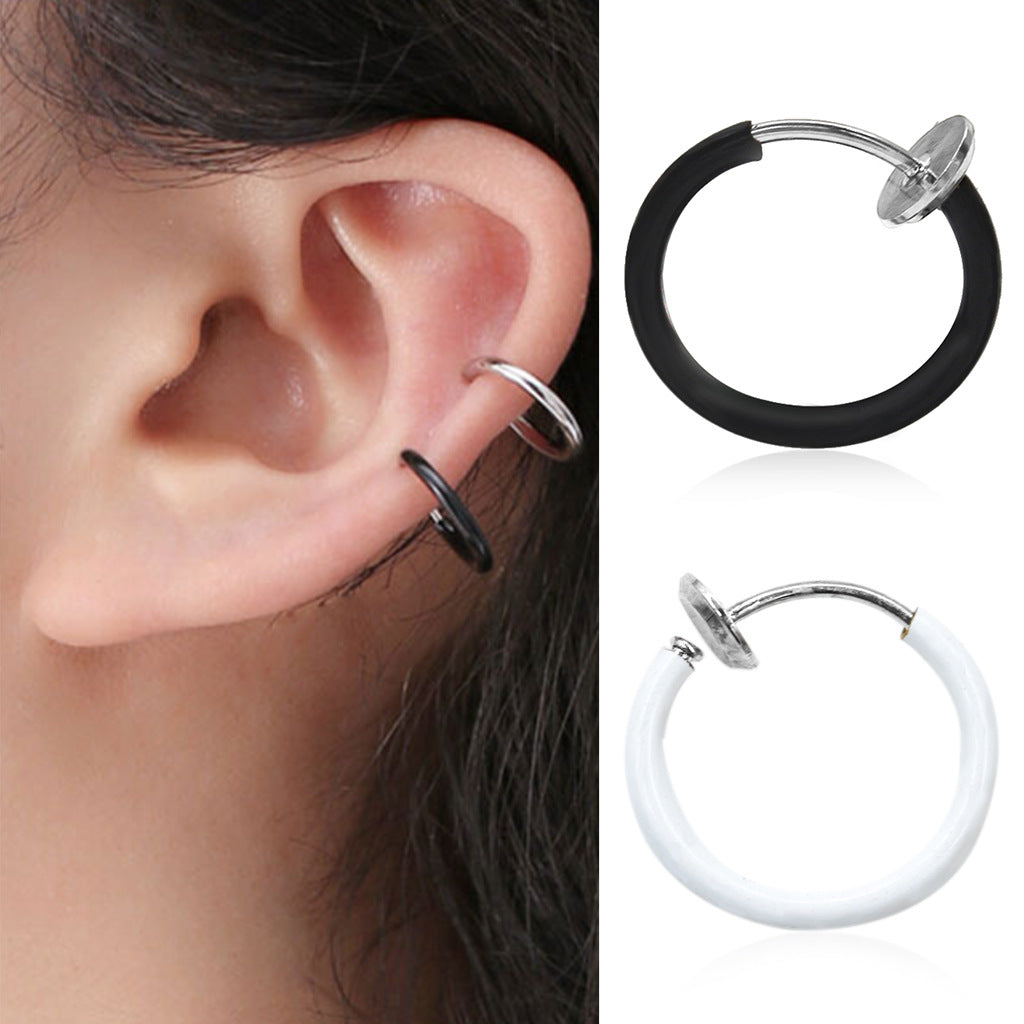 Simple Small Circle Single Korean Fashion Ear Clip