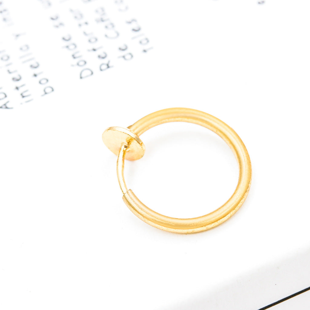 Simple Small Circle Single Korean Fashion Ear Clip
