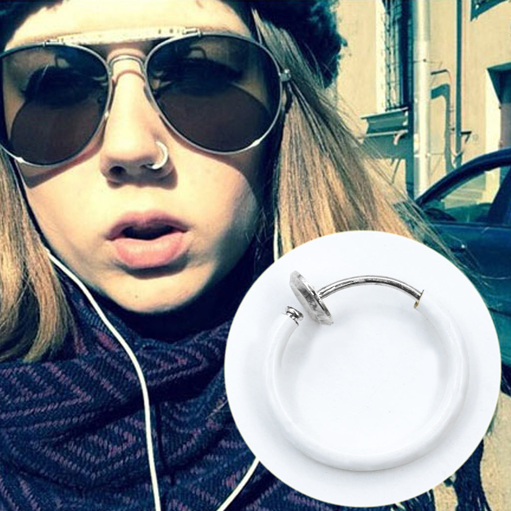 Simple Small Circle Single Korean Fashion Ear Clip