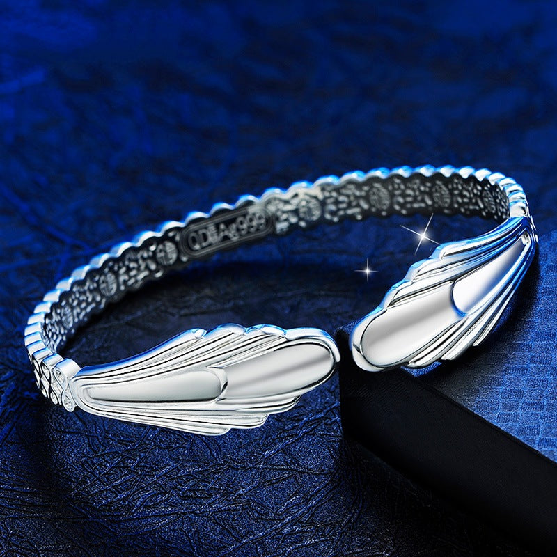 Sier Female Angel Wings Mermaid Version Fashion Chinese Valentine's Bracelets