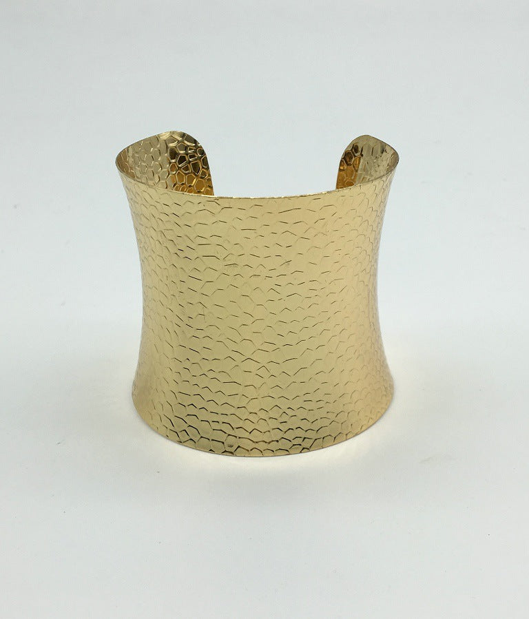 Elegant Classic Fashion Open Gold Napkin Bracelet