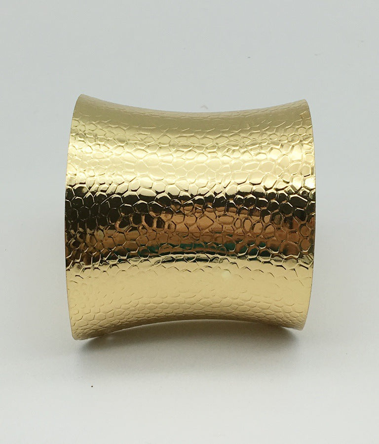 Elegant Classic Fashion Open Gold Napkin Bracelet
