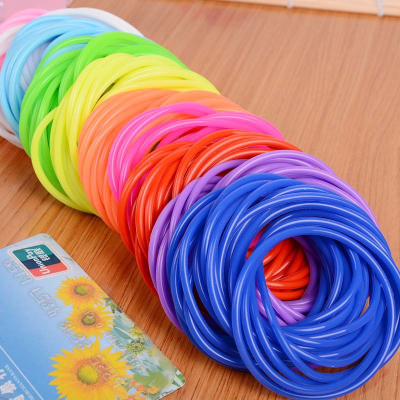 Rubber Band Silica Gel Thin Thread Warp Can Tie Bracelets