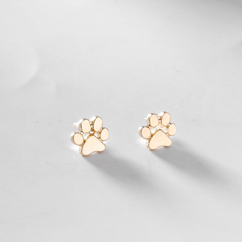 Style Cute Kitten's Paw Niche Design Simple Rings