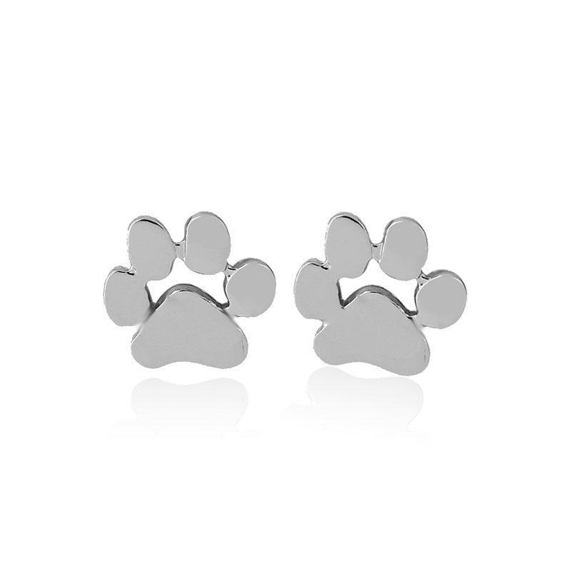 Style Cute Kitten's Paw Niche Design Simple Rings
