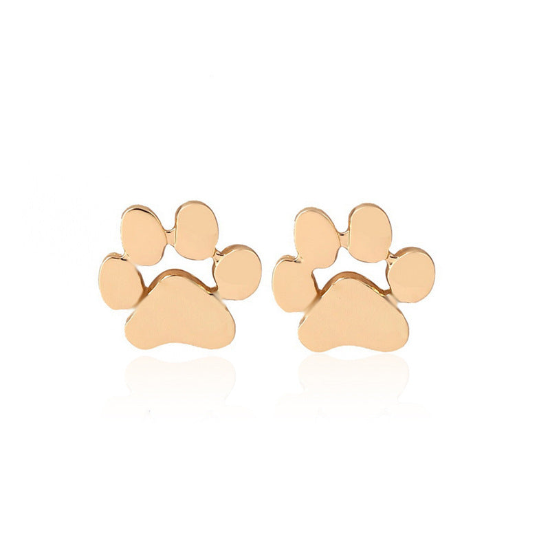 Style Cute Kitten's Paw Niche Design Simple Rings