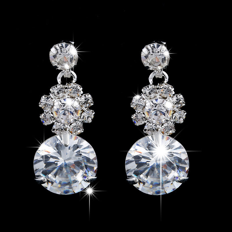 Fashion Full Diamond Sunflower Shiny Zircon Rings