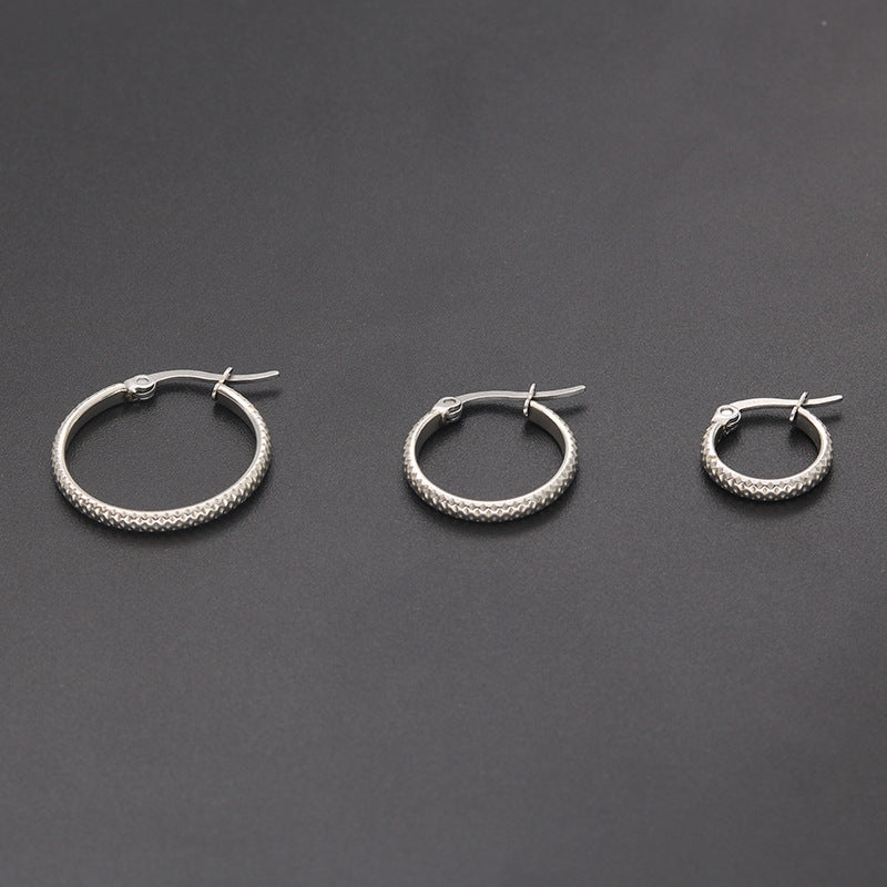 Fashion Stainless Steel Shrimp Male Clip Personality Ear Buckle