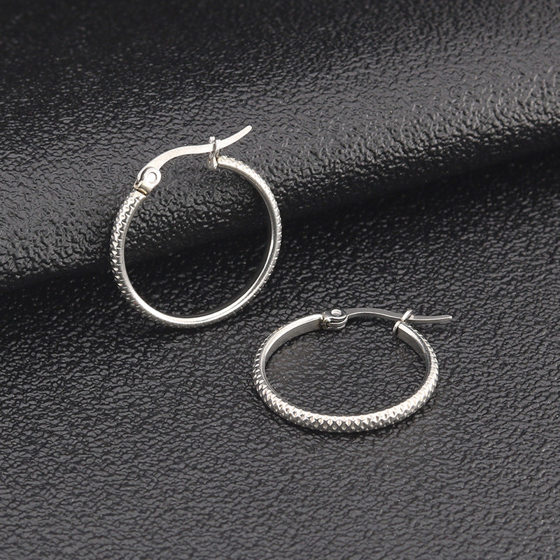 Fashion Stainless Steel Shrimp Male Clip Personality Ear Buckle