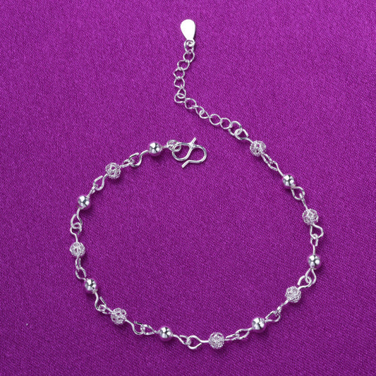 Hollow Sier Shop Ladies Diet Balls Korean Bracelet